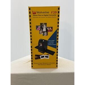 Wolverine F2D 35mm Film to Digital Converter Stand-Alone Sealed Working Order